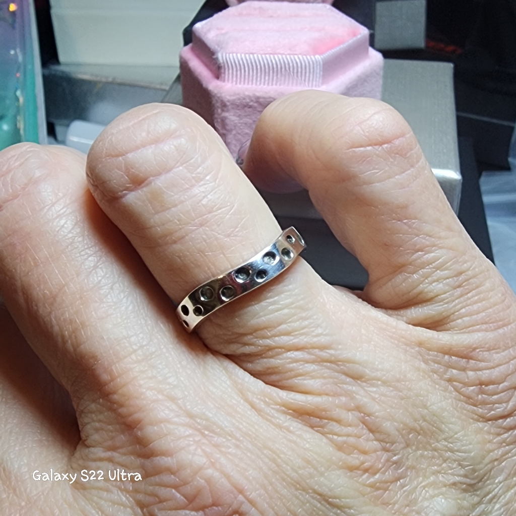 New Minimalist Sterling Silver Stackable Wave Ring — image 7 of 8